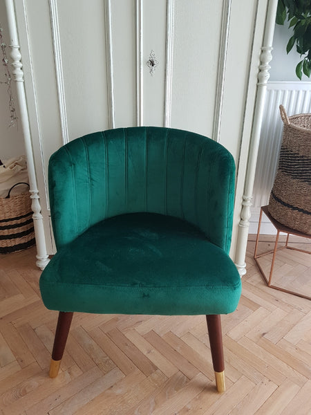 Velvet Groene Fauteuil - RELIVING