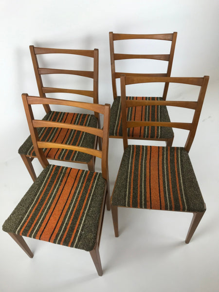 Scandinavische Vintage Meubels Robbjansan Set Van 4 Stoelen