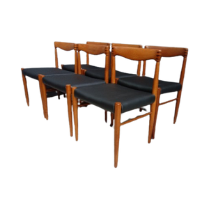 6 Wh Klein Dining Chairs For Bramin Denmark 1960S