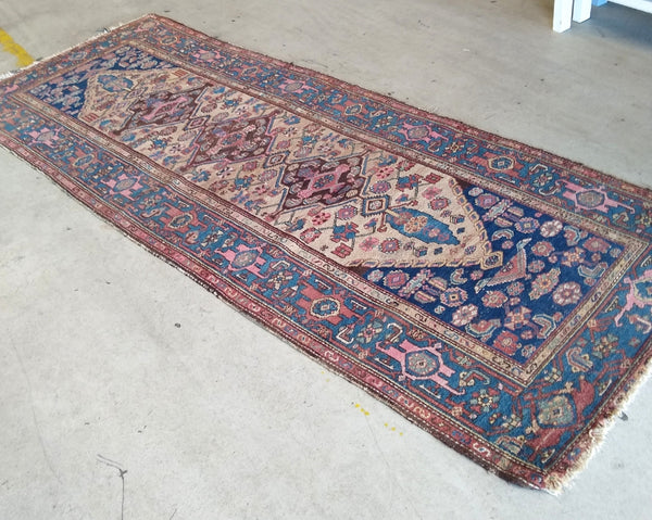 Vintage Boho Oosters Handgeknoopt Tapijt, 315 X 119 Cm - RELIVING