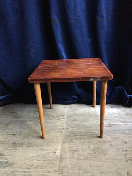 Retro Vintage Tafeltje Plantentafeltje Side Table Hout - RELIVING