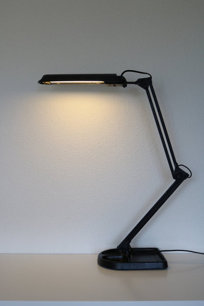 Vintage Lival Bureaulamp Metaal - Zwart - RELIVING