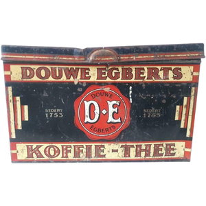 Antiek Winkelblik De Douwe Egberts Blik Kist