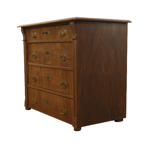 Antieke Beschilderde Ladekast / Commode