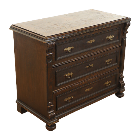 Antieke Beschilderde Ladekast / Commode