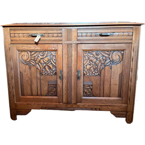 Antieke Franse Dressoir - Commode Marmeren Blad