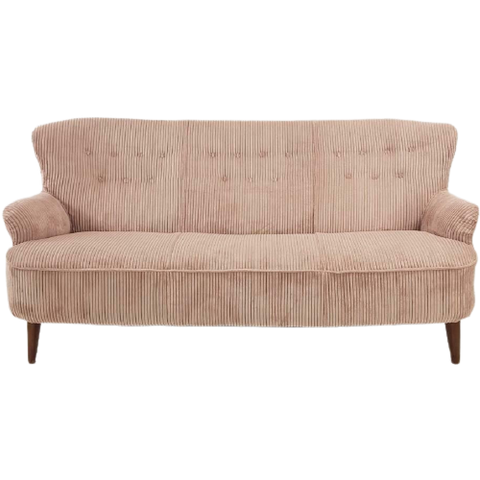 Artifort Driezits Bank Theo Ruth | Mid-Century Sofa Roze Rib