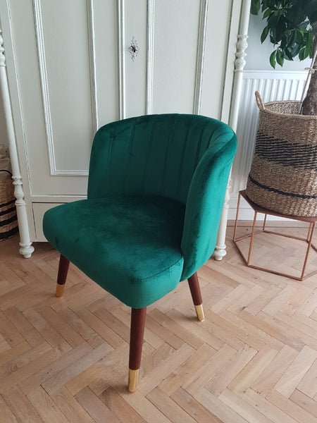 Velvet Groene Fauteuil - RELIVING