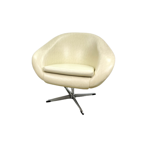 Beige Space-Age Fauteuil