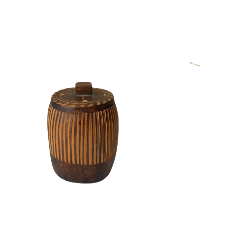 Bewaarpot - Dark Wood - Storage Jar