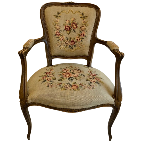 Bijzondere Antieken Louis Xv Fauteuil