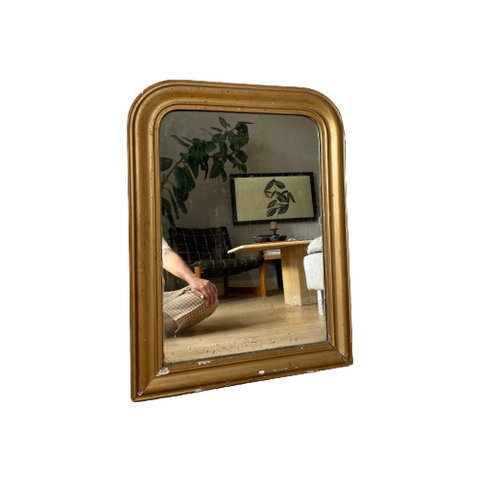 Brocante Antiek Gold Mirror