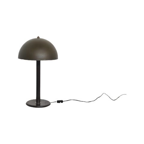 Bruine Metalen Mushroom Tafellamp