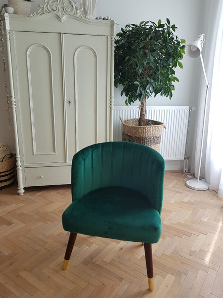 Velvet Groene Fauteuil - RELIVING