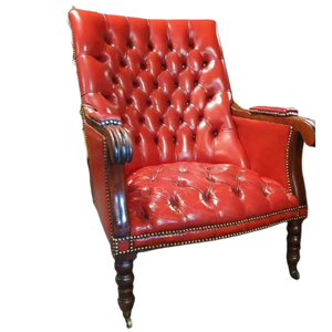 Chesterfield Fauteuil Met Whiskey Plateau