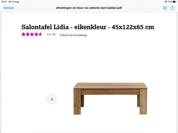 Salontafel (Lidia)