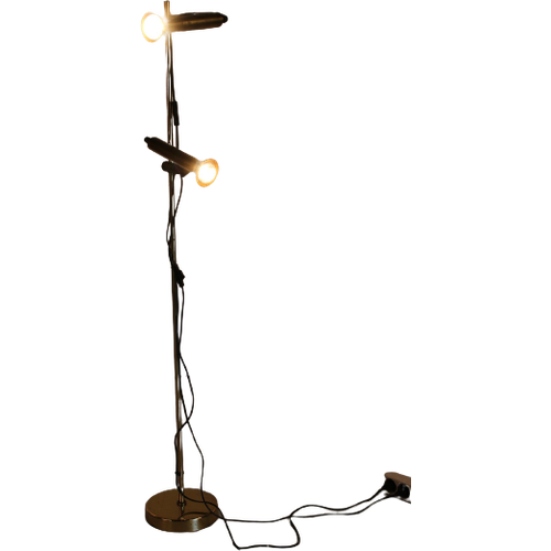 Deense Vloerlamp Met Gouden Spots Hollywood Regency Stijl Jaren70