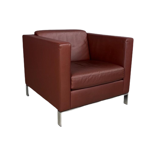 Design Fauteuil Leder Walter Knoll Model Foster 500