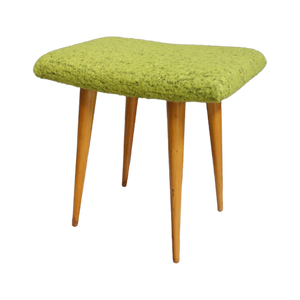 Green Foot Stool By Interier Praha 1960S