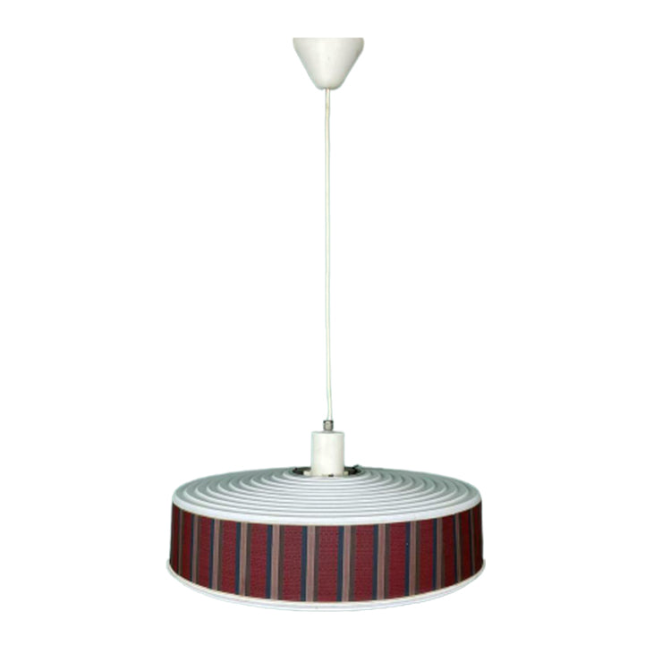 Hanglamp Kunststof Retro Met Rode Band: Vintage