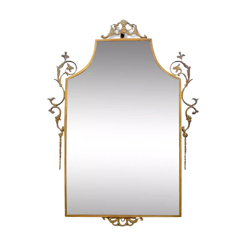 Italian Brass Mirror