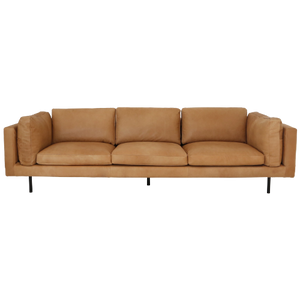 Lederen 4-Zits Sofa - Stan - Cognac (22Ss0341)