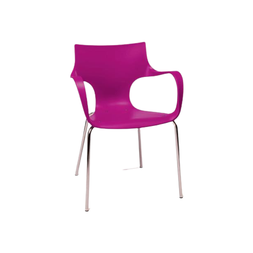 Magenta/Pink/Roze Design Kuipstoel