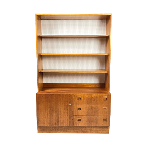 Mid-Century Bookcase Cabinet