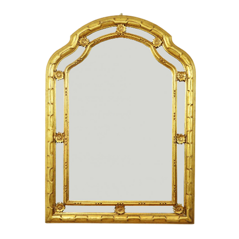 Prachtige Grote Barok Gouden Spiegel Hollywood Regency 97X70Cm