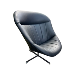 Prachtige Hergestoffeerde Rohe Swivel Chair