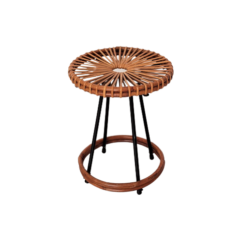 Rattan Rohe Noordwolde Stool.