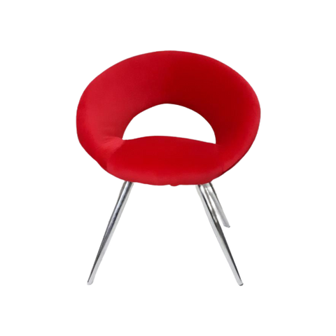 *Retro Fauteuil Artifort Stijl Rode Fauteuil