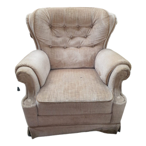 Robuuste Fauteuil Met Ribstof