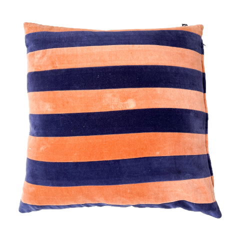 Roze Met Blauw Hk Living Velvet Kussen - Finntage