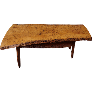 Salontafel Notenhout, Boomstam Tafel, Sidetable