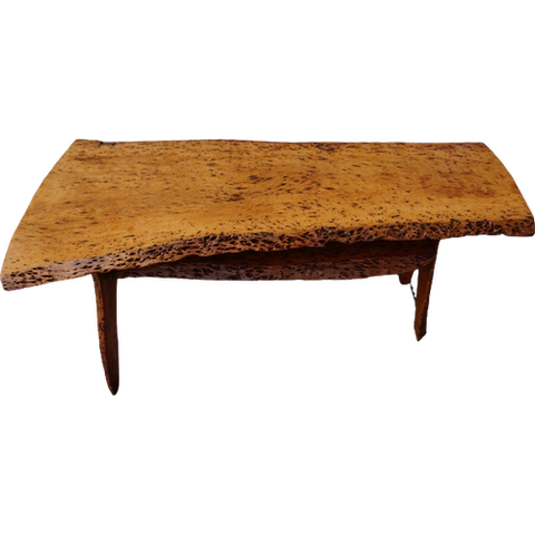 Salontafel Notenhout, Boomstam Tafel, Sidetable