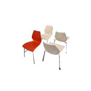 Set (8) Chair Maui By Vico Magistretti For Kartell