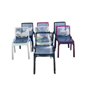 Set Of 7 “Pedralli” Miss You Chairs