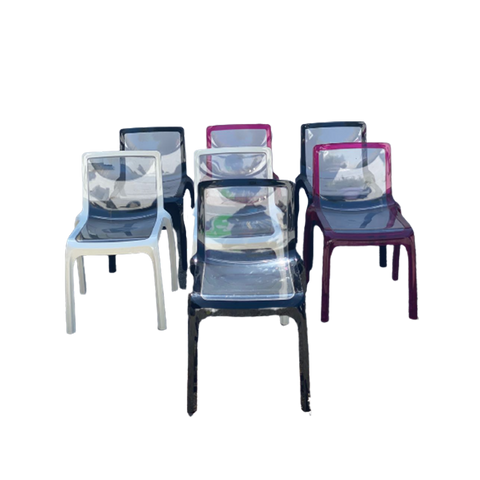 Set Of 7 “Pedralli” Miss You Chairs