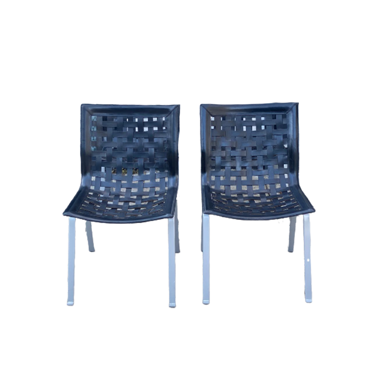 Set Of Four Fasem ‘Net” Chairs By Giancarlo Vegni