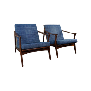 Set Prachtige Fauteuils Ontworpen Door Arne Hovmand Olsen Voor Mogens Kold, Model 225