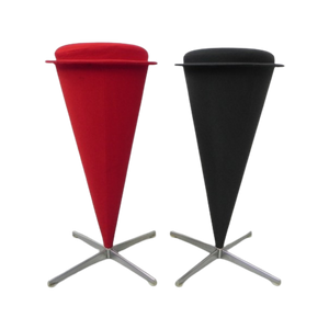 Set Van 2 Krukken Verner Panton, Cone Stools