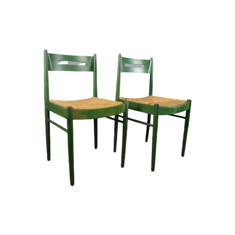 Set Van 2 Sprekende Italiaanse Dal Véra Stoelen