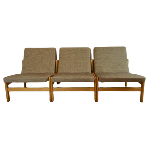 Set Van 3 Loungestoelen Bank Van Jørgen Baekmark