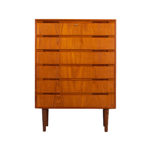 Deens Midcentury Design Hoge Teak Ladekast