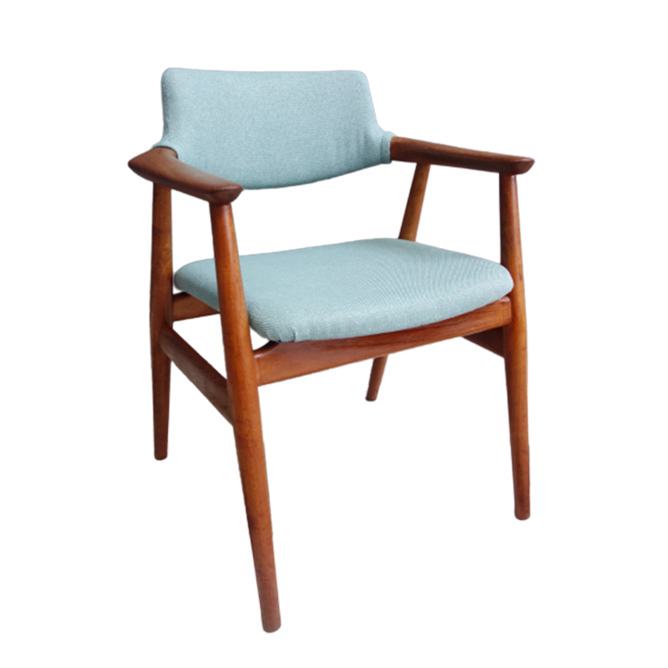 Teak Desk Chair By Svend Åge Eriksen For Glostup Model Gm11 Denmark