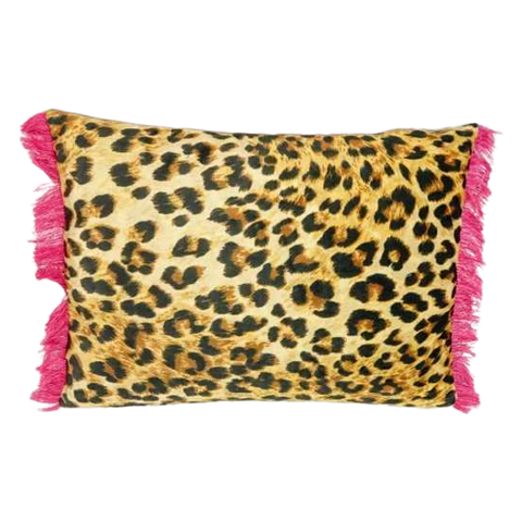 Velvet Leopard Pillow 30X45