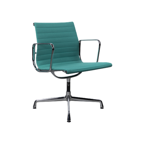 Vitra Eames Ea108 Groen Onderstel Verchroomd