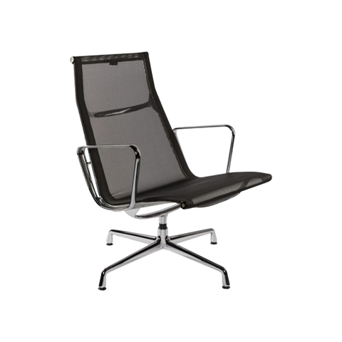 Vitra Eames Ea116 Zwart Netweave Chroom Onderstel